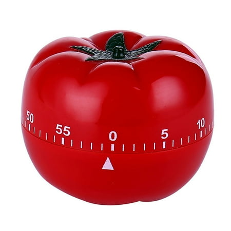 

LIJCC Kitchen Timer Kitchen Timer Mechanical Kitchen Counter Tool Cooking 60m down Timer Tomato Count Game Alarm Kitchen，dining & Bar