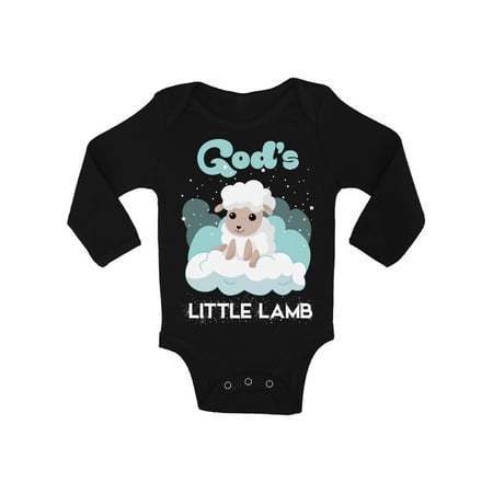 

18 Month Girls Clothes - NB 6M 12M 18M - God s Little Lamb Romper