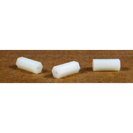 

1/4 OD Hex Spacers / .091 x 1/4 / Nylon - 1000 Piece Carton
