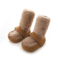 thumbnail image 2 of Otqutp Toddler Sneaker Boys Girls Baby Warm Socks Shoes Toddler Shoes Floor Socks Shoes Outwear Solid Colours for Autumn Winter 0-18 Months, 2 of 6