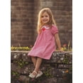 thumbnail image 3 of BemeyourBBs Toddler Baby Girl Valentines Dress Outfit Love Heart Embroidery Plaid Gingham Dress Spring Summer Clothes, 3 of 9