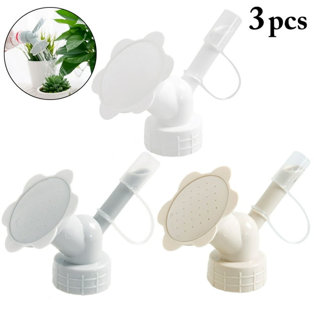 3PCS Bottle Cap Sprinkler Dual Head Watering Spout Garden Tools