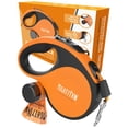 thumbnail image 1 of Correa retráctil Mighty Paw con soporte para bolsas de excrementos de 5 m de largo, 1 of 9
