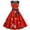Hot Pink, variant on BLTIBY 2024 Womens Christmas Camisole Dresses Xmas Print Vintage V-Neck Dress Holiday Cocktail Party Sleeveless Swing Dress A-Line Midi Outfits Red XXL