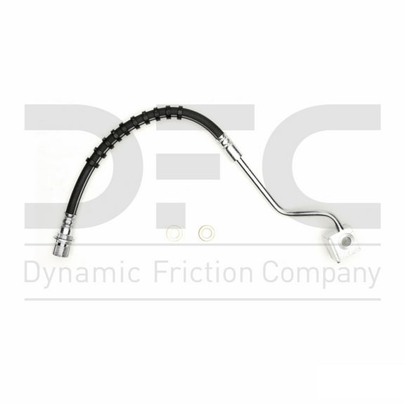 Front Left Dynamic Friction Company Brake Line Hose 350-55000 For 1984-1987 Lincoln Continental, 1984-1992 Lincoln Mark VII