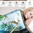thumbnail image 4 of Dinosaur Blanket Dinosaur Gifts for Boys Men Dinosaur Throw Blanket for Couch Sofa Bed Soft Warm Flannel Fleece 40"x50", 4 of 6