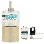 DC Reduction Motor with Bracket Governor Gear Adjustable Speed 12V XD?37GB520100rpm/min
