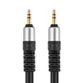 thumbnail image 4 of Premium Gold Plated 3.5mm Audio Cable (35 Feet) - Male to Male AUX Auxiliary Stereo Headset Jack Adapter Wire Cord Plug Connector for iPhone iPod iPad, Android Smartphone Tablet, Home Car System, 4 of 4