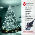thumbnail image 2 of Luces para árbol de Navidad Meknow, 400 LED, 3 m, 10 líneas, color blanco frío, 2 of 7