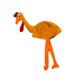 thumbnail image 2 of Sombrero de pavo piernas largas sombrero disfraz de terciopelo accesorios para fiestas de vestir para la fiesta de vestir eventos decorativos, 2 of 9