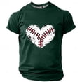 thumbnail image 1 of Camisetas de Manga Corta Casual Impresión Cuello Redondo Suéter Camiseta, Blusa de Moda de Poliéster Ligero, 1 of 2