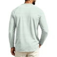 thumbnail image 4 of JoveMarine Mens T-Shirts Long Sleeve Raglan - Round Neck Casual Everyday Wear, Shirts for Men Classic Baseball Tee, Long Sleeve Shirts for Men for Casual,Green L, 4 of 4