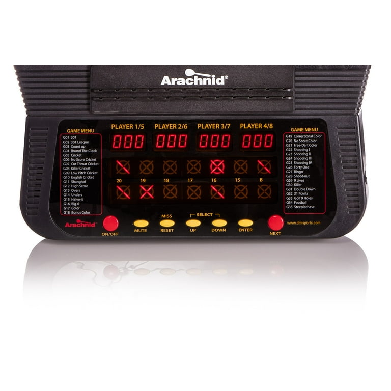 Arachnid Cricket Pro 670 Tournament-Quality Electronic Dartboard
