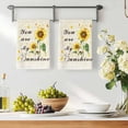 thumbnail image 3 of Sunflower Kitchen Towels Set of 3, Vintage Botanical Absorbent Dish Towels for Kitchen, Microfiber Hand Towel, Quick Drying Tea Towel for Cleaning Decorative Dishcloths Farmhouse Flowers, 3 of 7