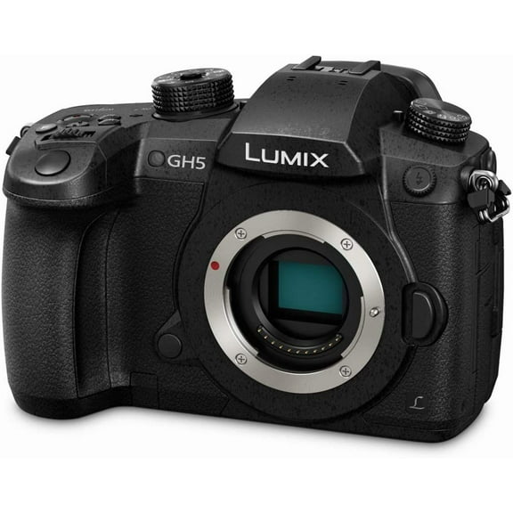 Panasonic LUMIX GH5 4K Mirrorless ILC Camera Body, 20.3 Megapixels, 4K 60p