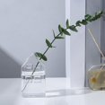thumbnail image 1 of Florero de Cristal , Soporte para Florero, para Plantas de Interior, Florero para Adornos para El Hogar, Mesa de Comedor, Fiest 6x6x14cm BLESIY Estatua de jarrón de escritorio, 1 of 8