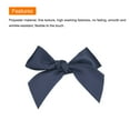 thumbnail image 4 of Uxcell 100Pcs Mini Ribbon Bow Mini Fabric Satin Ribbon Flower Bows for Craft DIY Sewing Wedding Birthday Party Navy Blue, 4 of 4