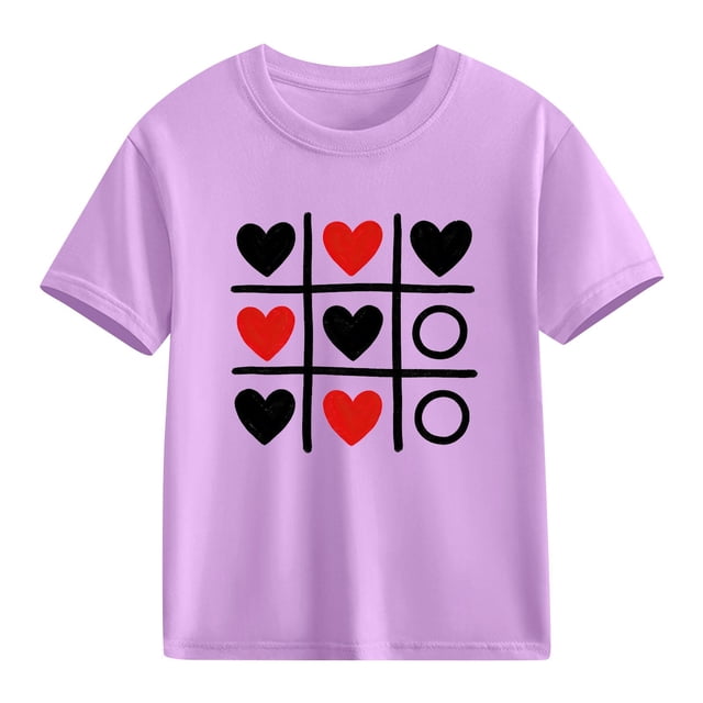 hengsof T-shirt de Base à Manches Courtes pour Enfants