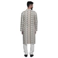 thumbnail image 3 of Atasi Printed Designer Rayon Button Down Casual Kurta With Pajama For Men, 3 of 4