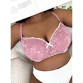 thumbnail image 4 of Plus Floral Lace Bow Front Underwire Bra, 4 of 5