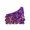 Purple, variant on Kids Girls Sparkly Sequins Ballet Belly Dance Crop Top Shirt Jazz Hip Hop Training Bra Colorful 10