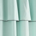 thumbnail image 4 of Lush Decor Modern Faux Linen Window Curtain Panels - Blue - 84 x 52, 4 of 11
