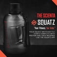 thumbnail image 5 of Squatz 2300 mi 78 oz Poseidon Water Bottle Series Sports Big Volume Wide Mouth Opening, (Black), 5 of 6