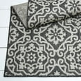 thumbnail image 3 of Nicole Miller New York Patio Country Danica Transitional Geometric Indoor/Outdoor Area Rug, Black/Grey, 5'2"x7'2", 3 of 8