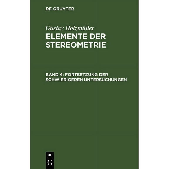 Fortsetzung Der Schwierigeren Untersuchungen, (Hardcover)