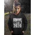 thumbnail image 3 of Tstars Straight Outta 2020 Quarantine Happy New Year Women Birthday Gift Hoodie, 3 of 5