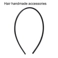 thumbnail image 4 of Inteprter 6x Diademas Negras Para Sostener El Cabello - Elegantes Y Prácticas Diademas Lisas De Amplia Aplicación Artesanía tipo 2 100104#0.5CM PS-3, 4 of 6