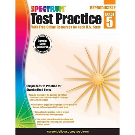 Spectrum Test Practice, Grade 5: With Free Online Resources for Each U.s. State