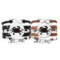 thumbnail image 1 of Pulsera de cuero Unbranded Cangrejo Negro, 1 of 3