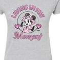 thumbnail image 3 of Disney - Living In The Moment  - Juniors Fitted Graphic T-Shirt, 3 of 5