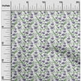 thumbnail image 2 of oneOone Polyester Spandex Purple Fabric Floral Quilting Supplies Print Sewing Fabric By The Yard 56 Inch Wide, 2 of 5