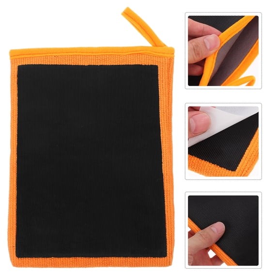CTIRCHIU Clay Mitt Orange Ultra-Soft Microfiber for Scratch-Free Car Washing