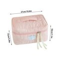 thumbnail image 3 of XMMSWDLA Travel Toiletry Bag for women, Portable Hanging Organizer for Full-Sized Shampoo, Conditioner, Brushes Set, Travel-Size Accessories, PinkBackpacks For Girls, 3 of 3