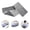 Dark Grey, variant on Bed Wedges & Body Positioners For (3 In 1) 40 Degree Triangle Positioning Pillow After Wedge