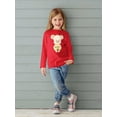 thumbnail image 2 of Cute Teddy Bear With Honey Long Sleeve Toddler -Image by Shutterstock,  3 Toddler, 2 of 4