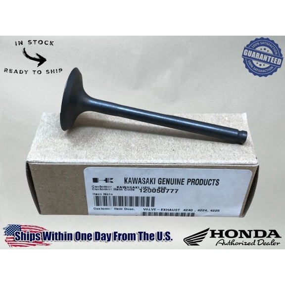 Kawasaki Genuine OEM Authentic Exhaust Valve 12005-0777