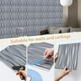thumbnail image 6 of 3D Wall Panels Gray 11.8 in x 11.8 in, 20 Piece, 30 Pack Decorative Wall Panels, 6 of 7
