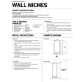 thumbnail image 7 of Ekena Millwork 27 1/2"W x 45"H x 7 1/4"D Waltz Wall Niche, Surface Mount, 7 of 7