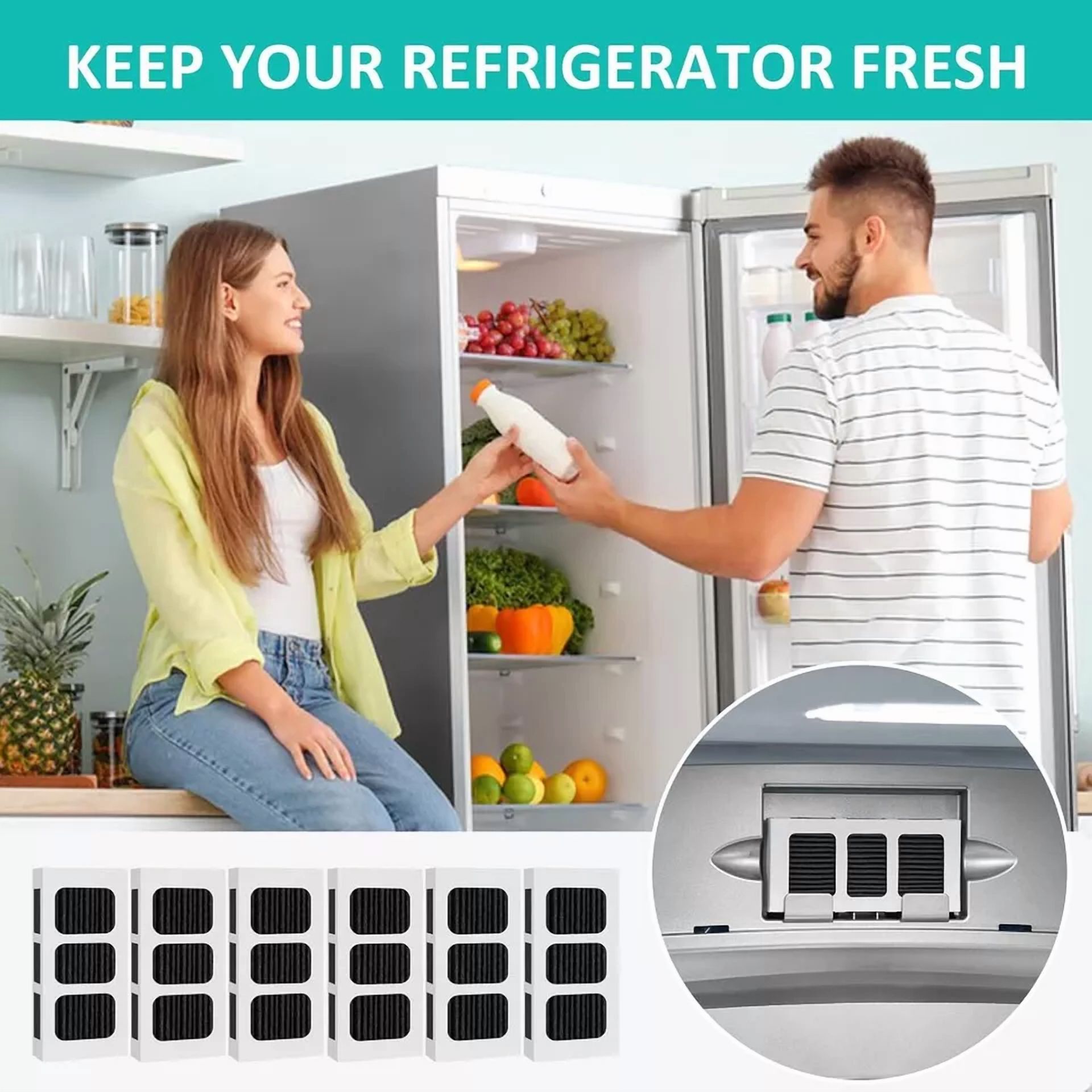 12X Replacement Refrigerator Air Filter For Frigidaire Paultra2 Pureair Ultra Ii