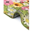 thumbnail image 3 of Unique Loom Outdoor Botanical Collection Area Rug - Petal (8' x 10' Rectangle Multi/Blue), 3 of 7