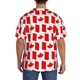 thumbnail image 3 of Fotbe Canada Camisa Estampada de Manga Corta para Hombre, Casual de Verano, Estilo Playero, Sin Arrugas-Large, 3 of 5