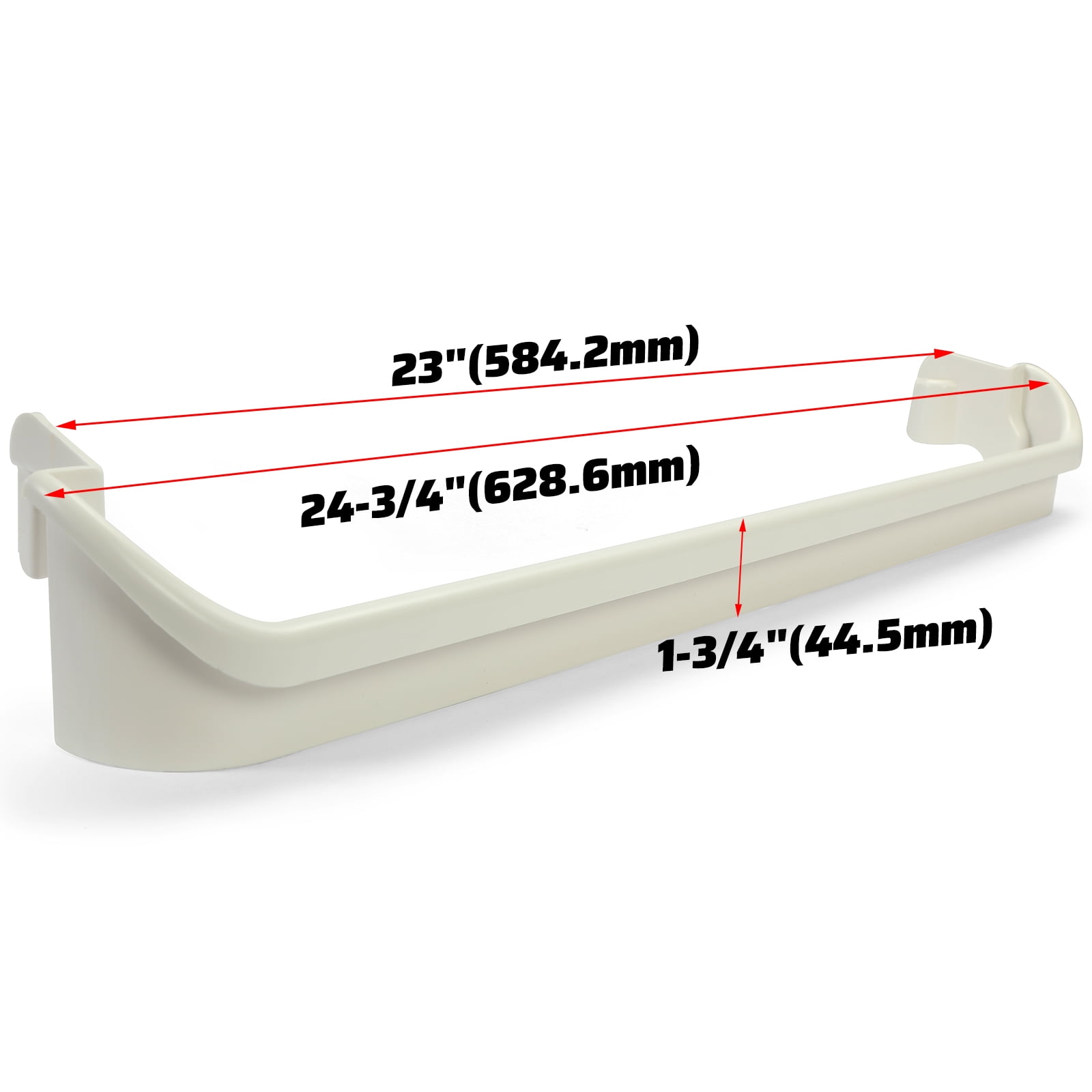 KOJEM Refrigerator Door Shelf for 240534901 AP3214630 PS734935 Replacement Fit for Kenmore Frigidaire Door Bin 2 PCS Rack Bar Rail Retainer