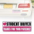thumbnail image 4 of High Visibility Reflective Student Driver Sticker Set for Novice Internship Vehicle Warning Signs, 4 of 9