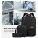 thumbnail image 5 of Mochila Escolar para Niños y Niñas de 15 Años, Mochila para Portátil, Bolsa para El Almuerzo, Estuche para Lápices, Mochila Impermeable, Mochila de Día., 5 of 6