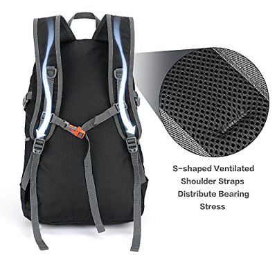 Ultralight Foldable Backpack for Women Men NEEKFOX Packable Lightweight Hiking Daypack 35L Travel Hiking Backpack