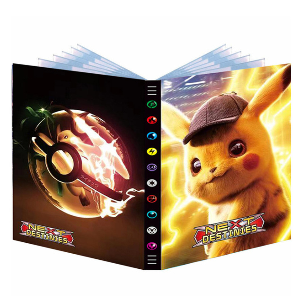 Jeobest Card Album Compatible With Pokemon Cards Card Holder Binder Cards Album Book Best Protection Trading Cards Gx Ex Put Up To 324 Cards Walmart Com